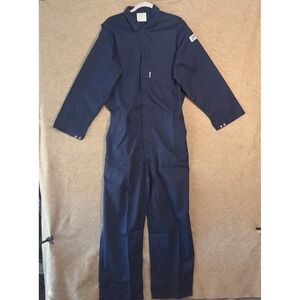 Lakeland FR Coverall Jumpsuit‎ Mens Sz L (48x30") Blue NFPA 2112 - NWT